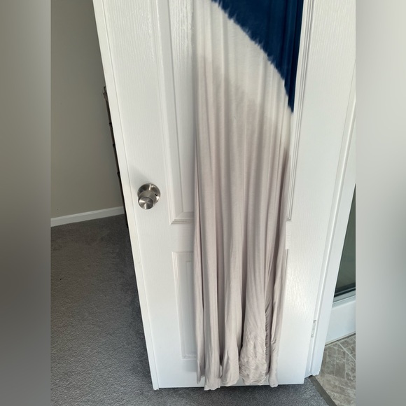 Blue And White Maxi Dress - Picture 5 of 8